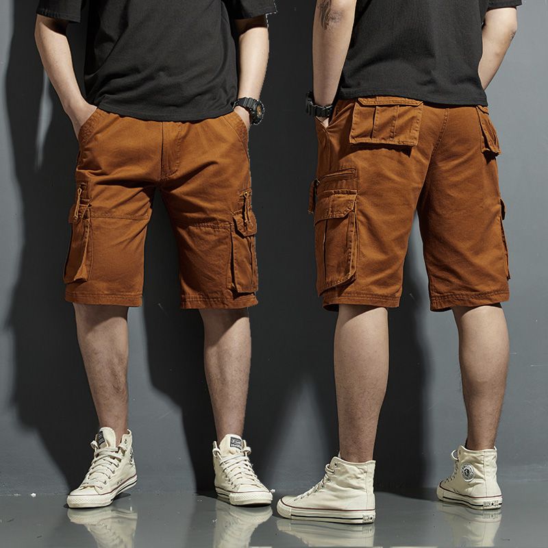 Woodworking Brand - Pantalon court pour hommes, grande taille,