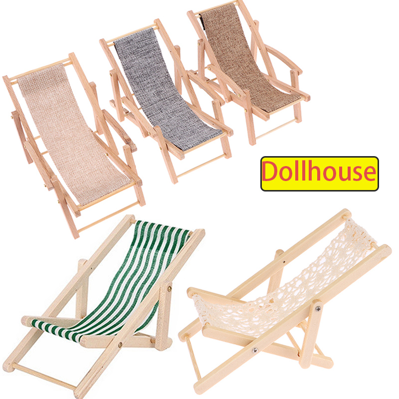 Woodworking Diy - 1Pc 1/12 maison de poupée chaise