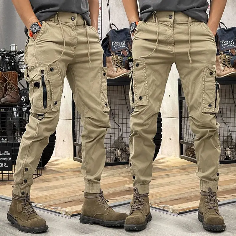 Woodworking Brand - FJMAN-Pantalon Cargo de Motard en Coton