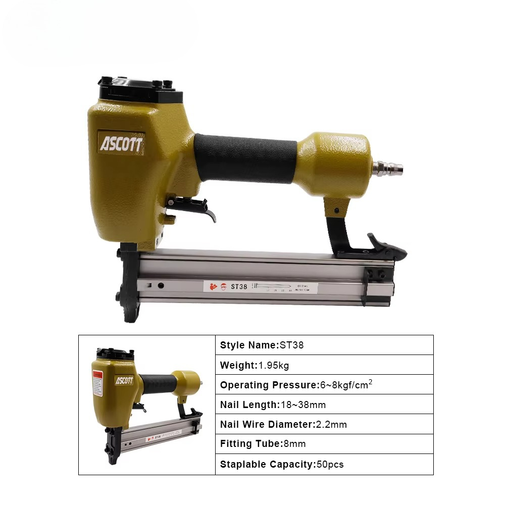 Woodworking Diy - Cloueur pneumatique lourd ST38 14GA pour