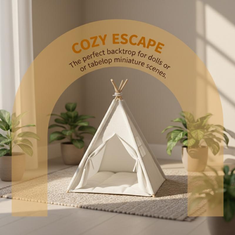 Woodworking Diy - Tente de camping miniature à l'échelle