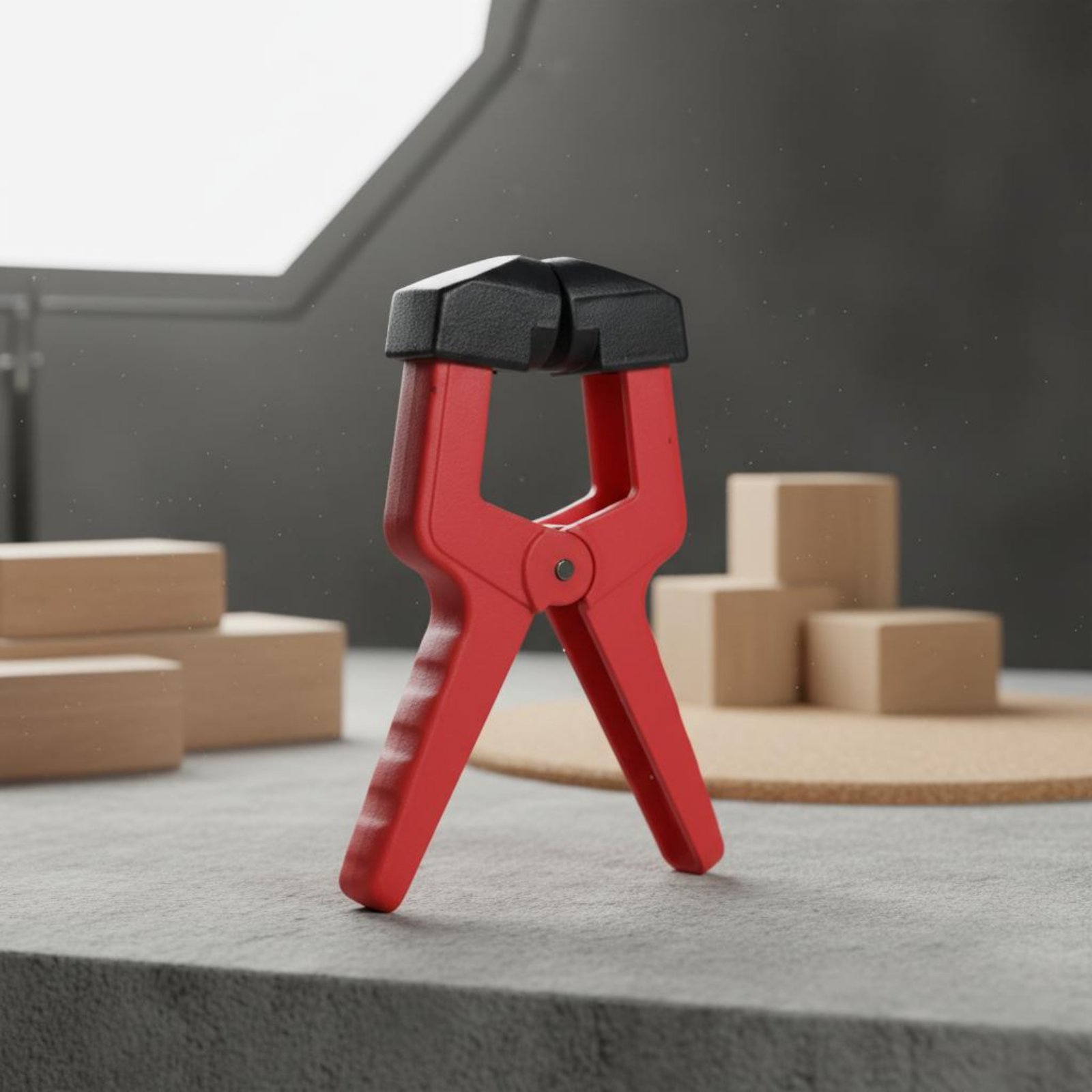 Pince triangulaire rouge en pl - Woodworking Hand Tools avis et prix