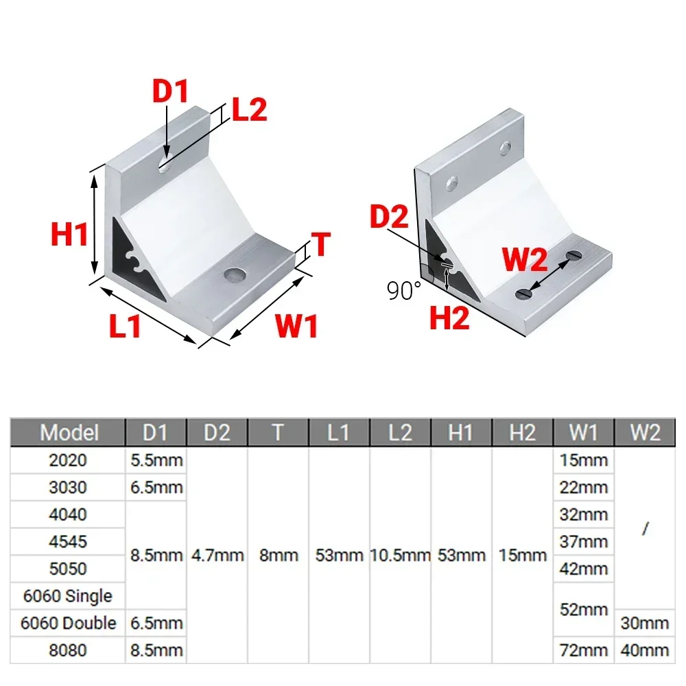 Support d'angle d'angle de 90  - Woodworking Joint avis et prix