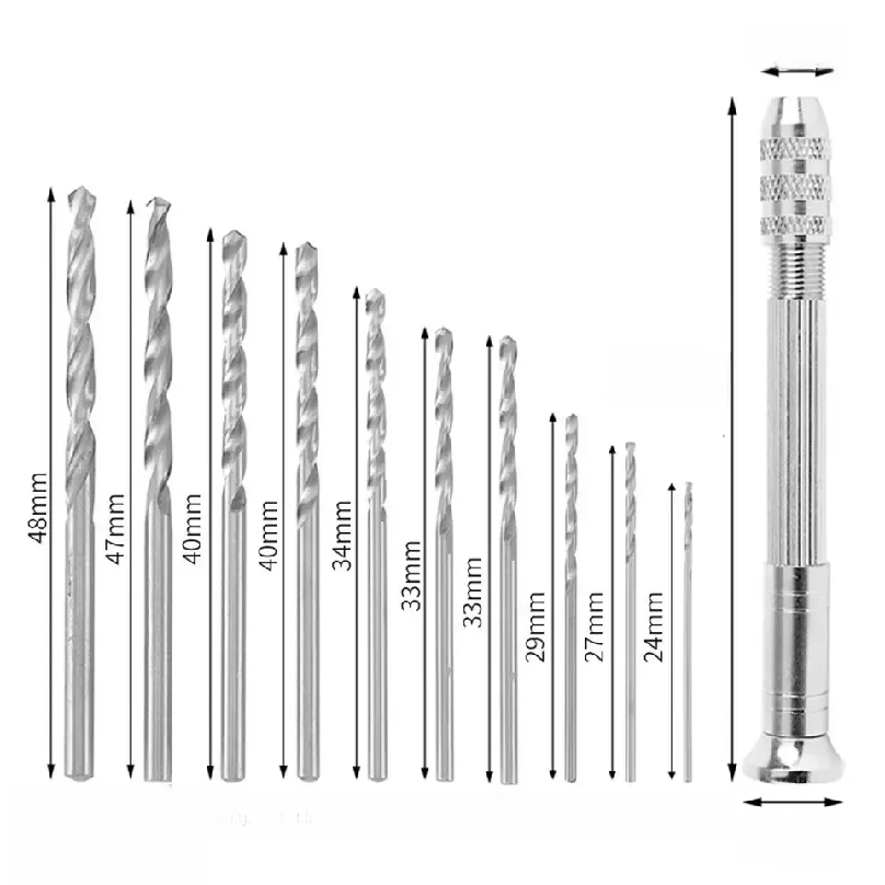 Mini perceuse manuelle 0,8-3,0 - Woodworking Hand Tools avis et prix